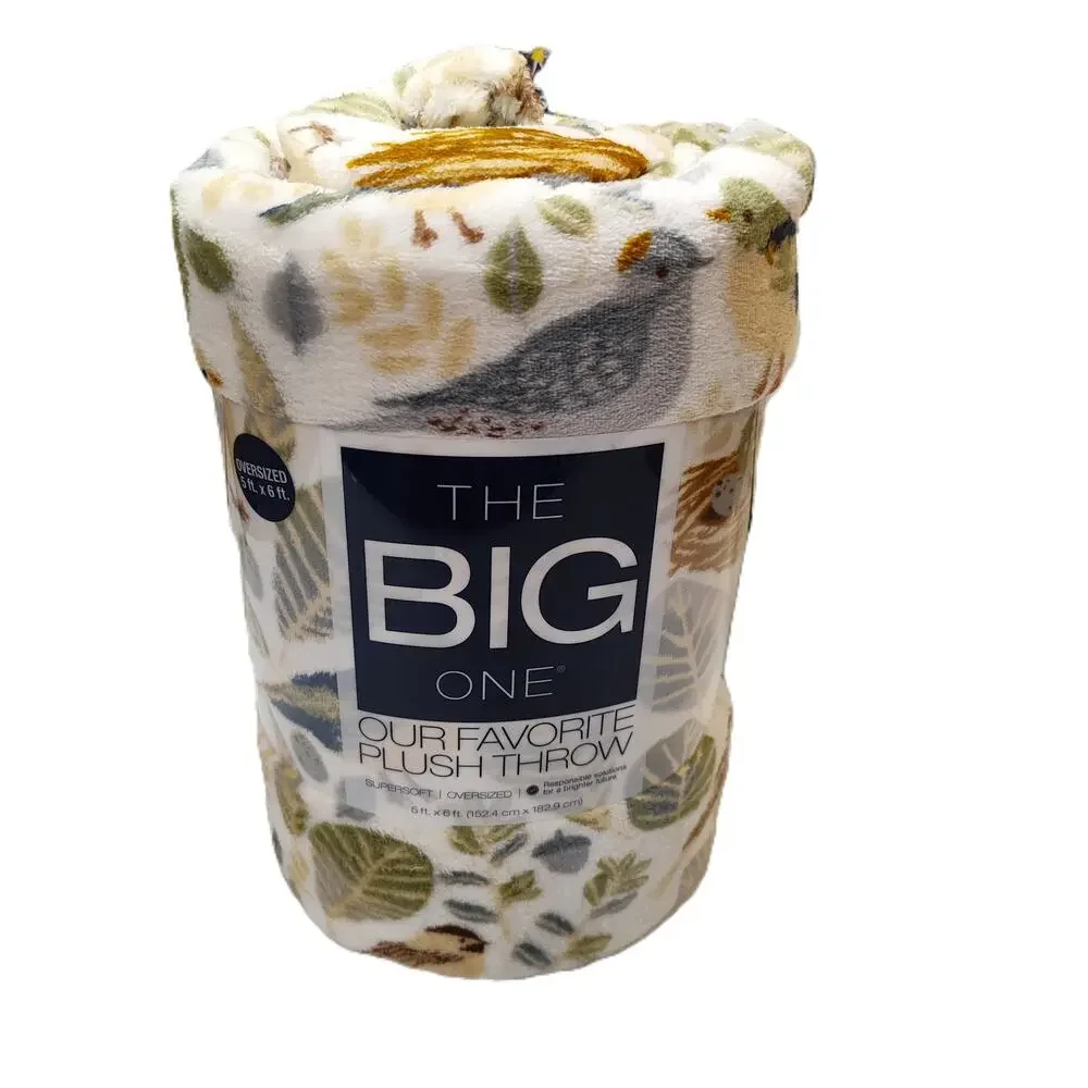 The Big One Birds Oversized Supersoft Plush Throw